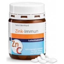 Cynk + Witamina C 120 tabletek do ssania Sanct Bernhard
