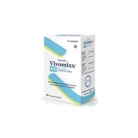 Vivomixx (450 miliardów) 10 saszetek cena 109,00zł