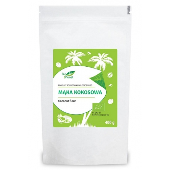 Mąka kokosowa 400 g BIO Bio Planet cena 7,69zł