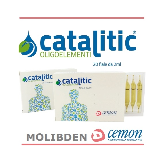 Cemon Molibden catalitic oligoelementi 20 ampułek po 2 ml cena 64,95zł