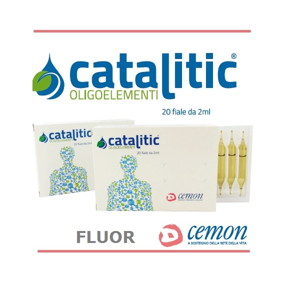 Cemon Fluor catalitic oligoelementi 20 ampułek po 2 ml cena 64,95zł