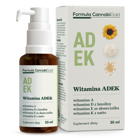 Formula CannabiGold Vitamin ADEK 30 ml HemPoland  cena 39,00zł