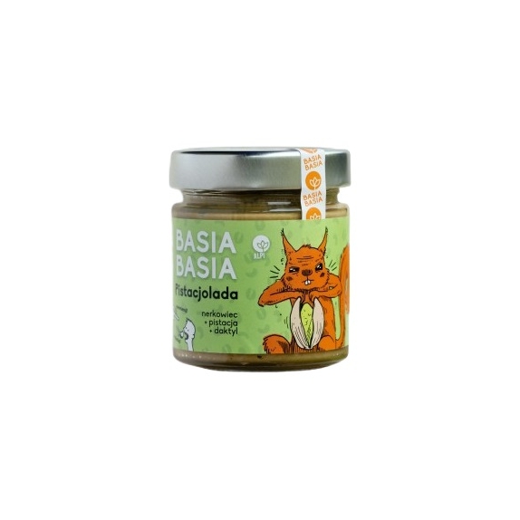 Krem z nerkowca, pistacji i daktyla Pistacjolada 195 g Basia Basia - Alpi  cena 7,57$