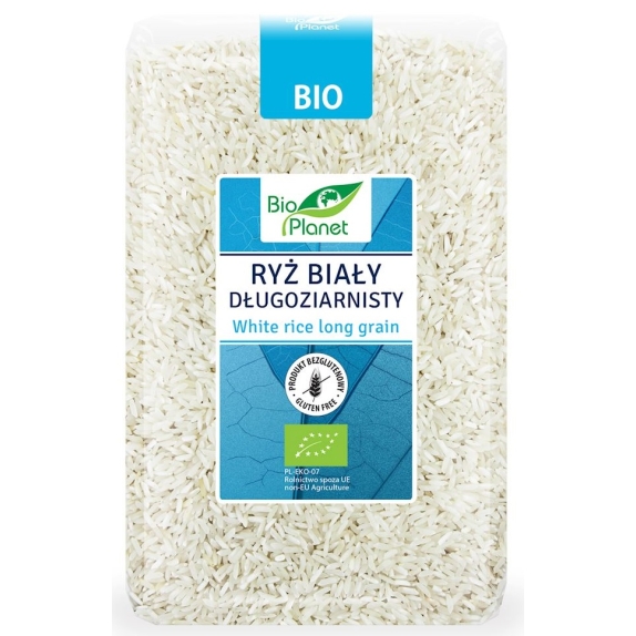Ryż biały długoziarnisty 1 kg BIO Bio Planet  cena €3,26