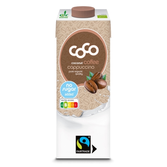 Napój kokosowy cappuccino bez dodatku cukrów 1 L BIO Coco (Dr Martins) cena 9,15zł