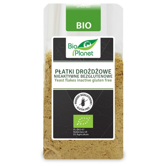 Płatki drożdżowe nieaktywne bezglutenowe 100 g BIO Bio Planet cena 6,40$