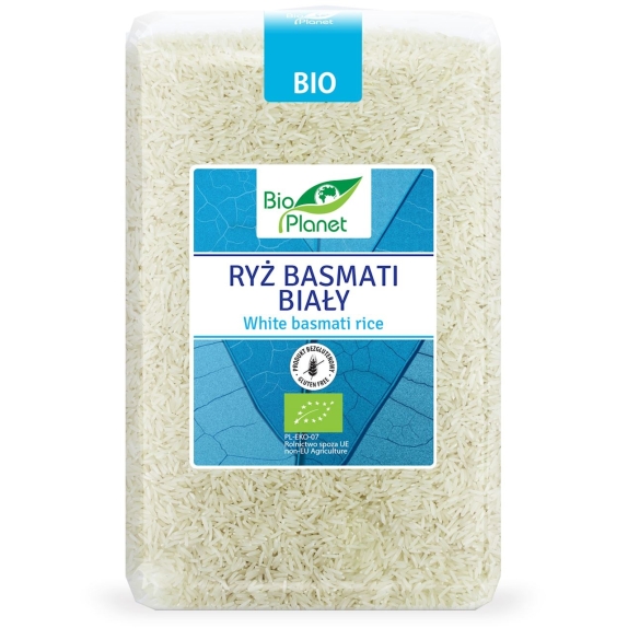 Ryż basmati biały bezglutenowy 2 kg BIO Bio Planet cena 37,25zł