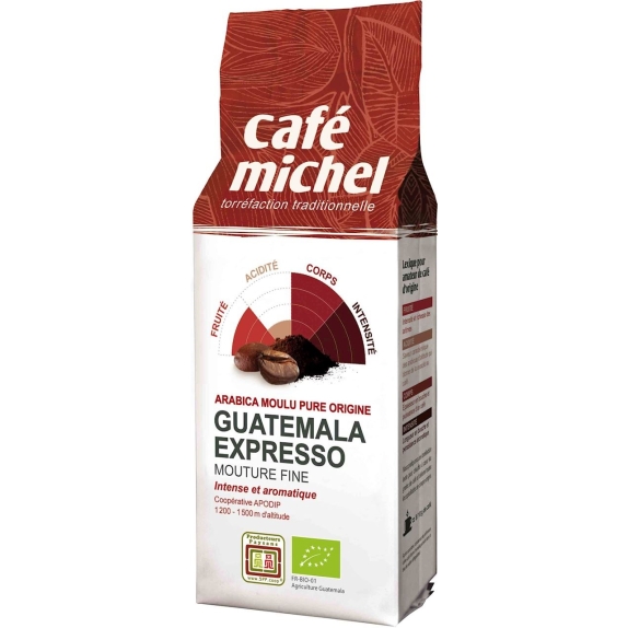 Kawa mielona Arabica 100% Espresso Gwatemala fair trade BIO 250 g Cafe Michel cena 9,14$