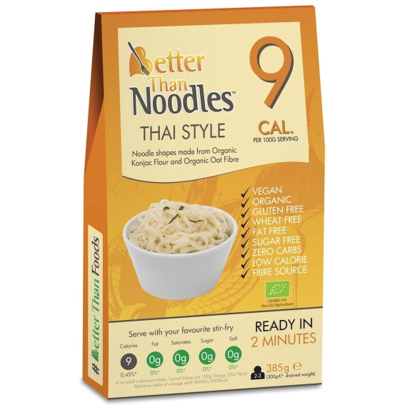 Makaron konjac noodle thai style bezglutenowy 385 g BIO Better Than Foods cena 2,48$
