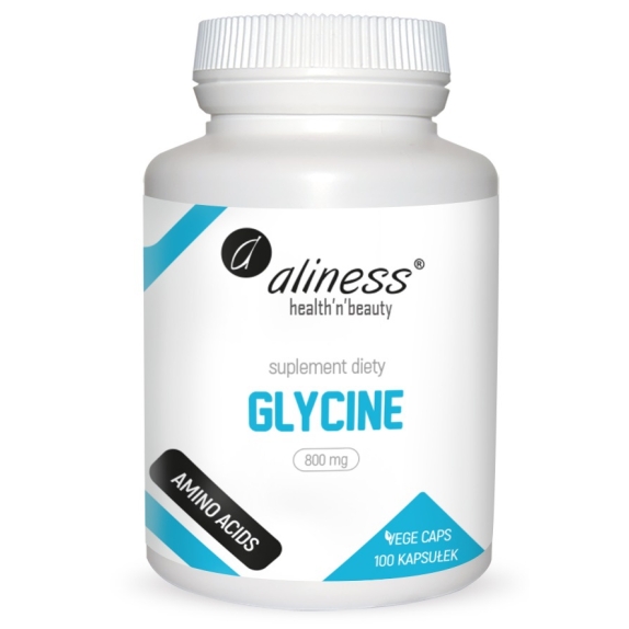 Aliness glycine 800 mg 100 vege kapsułek cena 8,07$