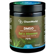 DMSO 70% CZDA w Żelu Aloesowym Aloe Vera Gel 190 ml ChemWorld