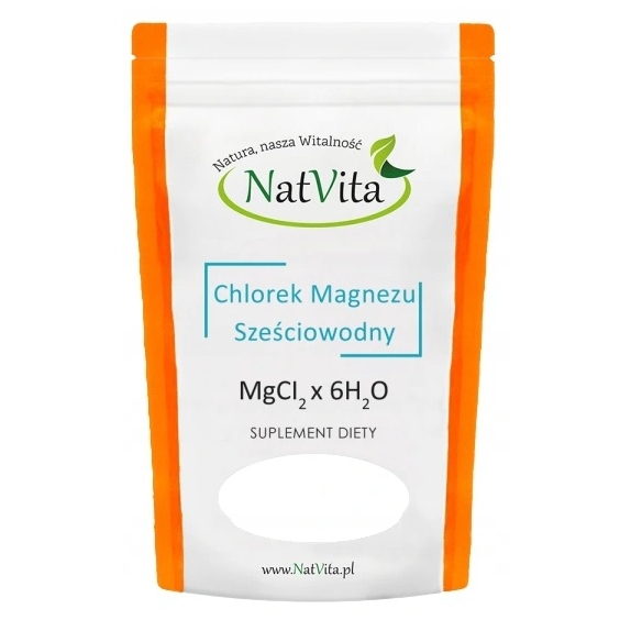 Natvita Chlorek Magnezu Sześciowodny Farmaceutyczny 400 g cena 3,78$