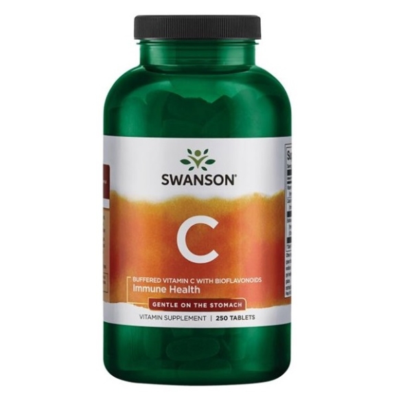 Swanson Witamina C + bioflawonoidy 1000 mg 250 kapsułek cena 61,83$