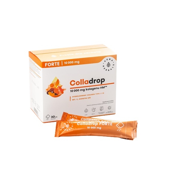 Colladrop (Forte) 10000 mg kolagenu HM™ Aura Herbals cena 35,07$