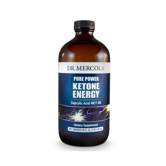 Dr Mercola Ketone Energy MCT olej z kwasem kaprylowym 473 ml cena 42,93$