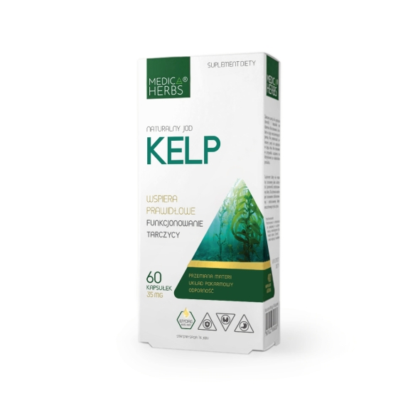 Medica Herbs kelp ( jod ) 60 kapsułek cena 3,75$