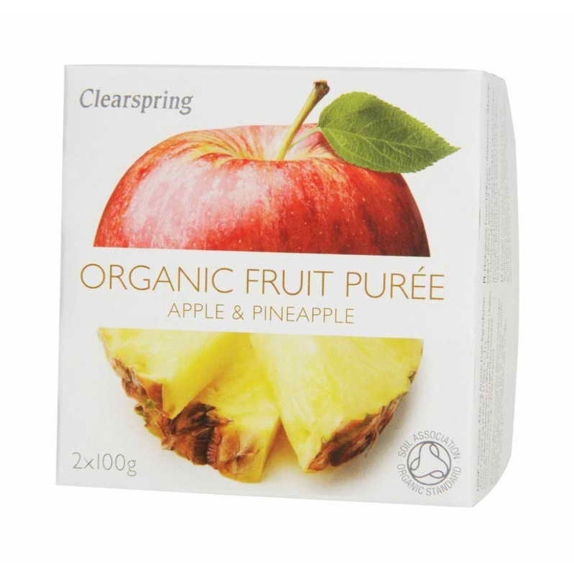 Deser jabłko-ananas 200 g BIO Clearspring cena 2,63$