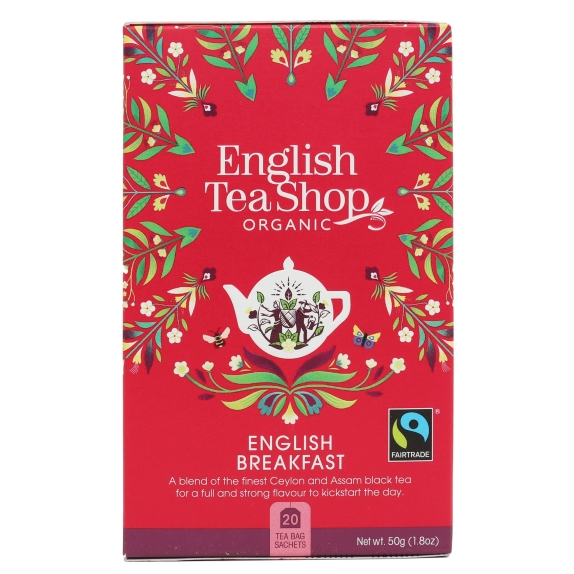 Herbata english breakfast 20 saszetek x 2,5g (50g) BIO English tea cena 15,09zł