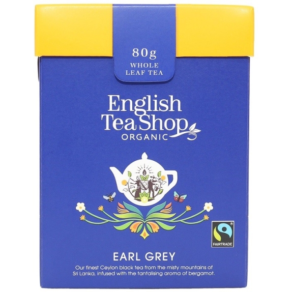 Herbata sypana earl grey 80 g BIO English tea cena 40,69zł