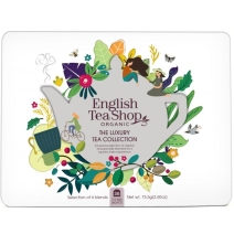 Zestaw herbatek luxury tea collection w ozobnej białej puszce 36 saszet x 2g (73,5g) BIO English tea
