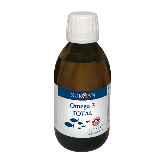 Norsan Omega-3 Total (2000 mg) smak naturalny 200 ml cena 32,13$