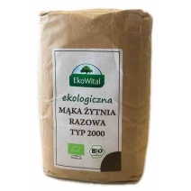 Mąka żytnia razowa typ 2000 1 kg BIO Eko-Wital