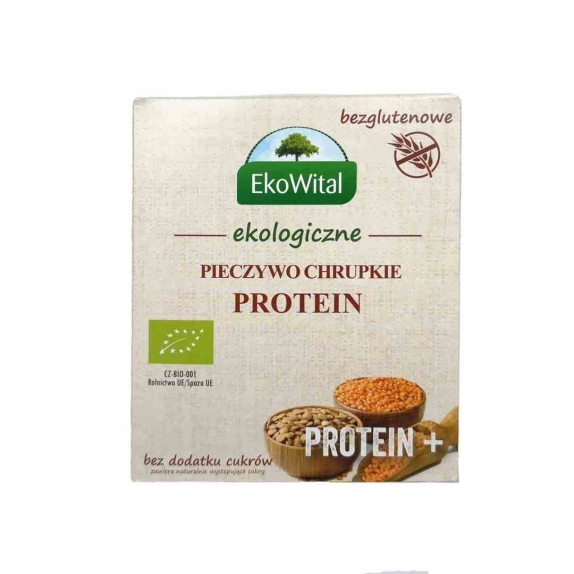 Pieczywo chrupkie protein bezglutenowe 100 g BIO Eko-Wital cena €1,48