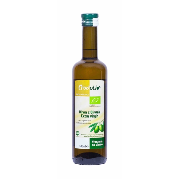Oliwa z oliwek extra virgin 500 ml BIO Crudolio cena 13,46$