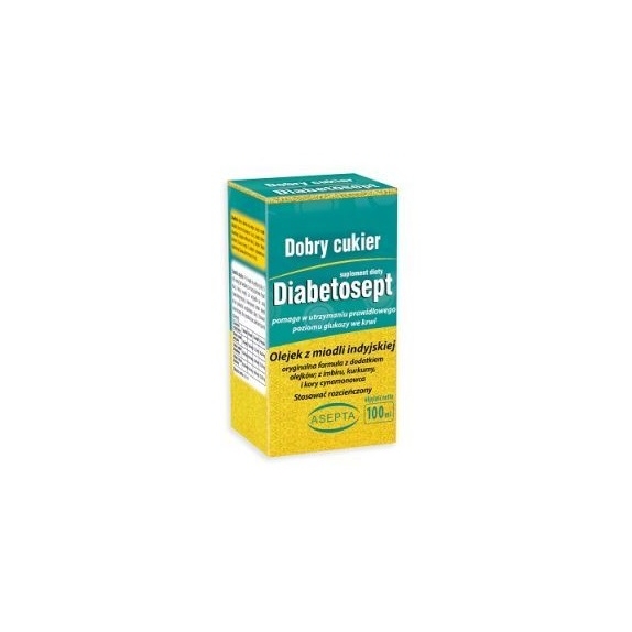 Diabetosept - Dobry Cukier 100 ml Asepta cena 24,68$