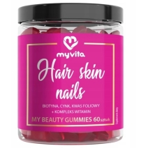 MyVita Hair Skin Nails włosy skóra paznokcie żelki 60sztuk 