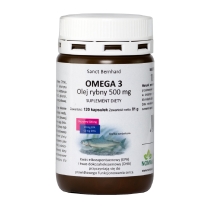 Omega 3 olej rybny 500 mg 120 kapsułek Sanct Bernhard