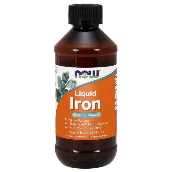 Now Foods Iron liquid żelazo 237 ml cena 17,79$
