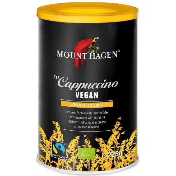 Vege Cappuccino Fair Trade 225 g BIO Mount Hagen MAJOWA PROMOCJA!  cena 7,04$