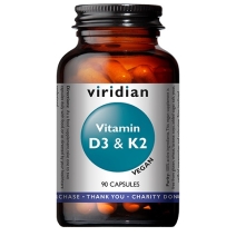 Viridian witamina D3 i K2 90 kapsułek