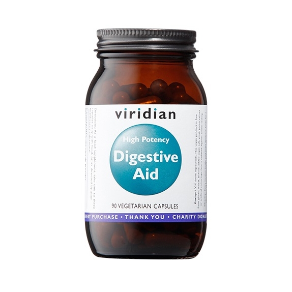 Viridian Digestive Aid enzymy trawienne 90 kapsułek cena 31,02$