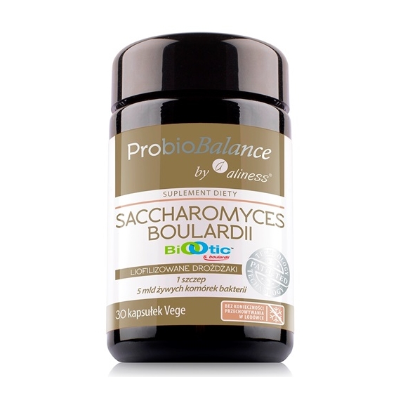 Aliness ProbioBALANCE Saccharomyces Boualardii 5 mld/250mg 30 kapsułek cena 37,90zł