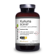 Kenay Kurkuma BCM-95® (CURCUGREEN®) z piperyną (BIOPERINE®) 300 kapsułek