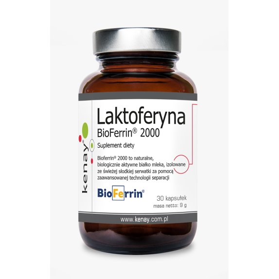 Kenay Laktoferyna BioFerrin® 2000 30 kapsułek cena 39,01$