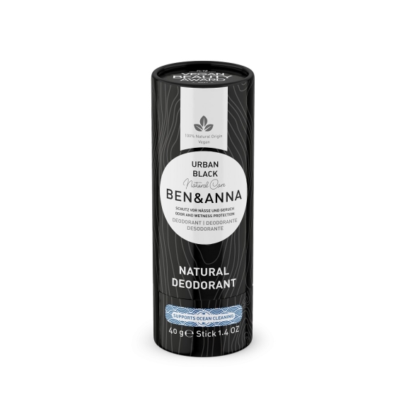 Ben&Anna dezodorant w sztyfcie na bazie sody Urban Black ECO 40 g cena €6,58
