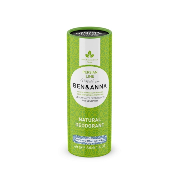 Ben&Anna dezodorant w sztyfcie na bazie sody Persian Lime ECO 40 g cena 8,53$
