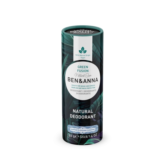 Ben&Anna dezodorant w sztyfcie na bazie sody Green Fusion ECO 40 g cena 7,84$