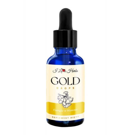 Gold Drops energia w biznesie 50 ml I Love Herbs cena 34,56$