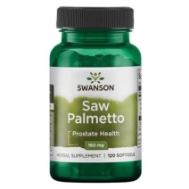 Swanson saw palmetto extract 160 mg 120 żelowych kapsułek