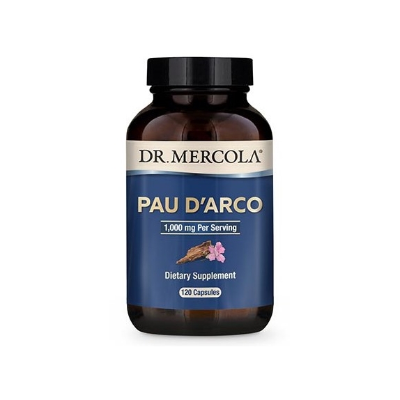 Dr Mercola Pau D’arco 120 kapsułek cena 25,51$