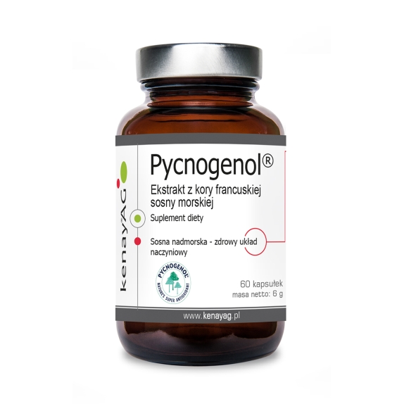 Kenay Pycnogenol® Ekstrakt z kory francuskiej sosny morskiej 60 kapsułek cena 159,90zł