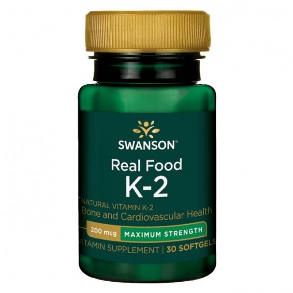 Swanson witamina K2 naturalna 200 mcg 30 kapsułek cena 45,00zł
