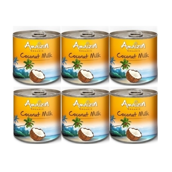 Napój kokosowy 17 % 200 ml x 6 sztuk BIO Amaizin  cena 46,94zł
