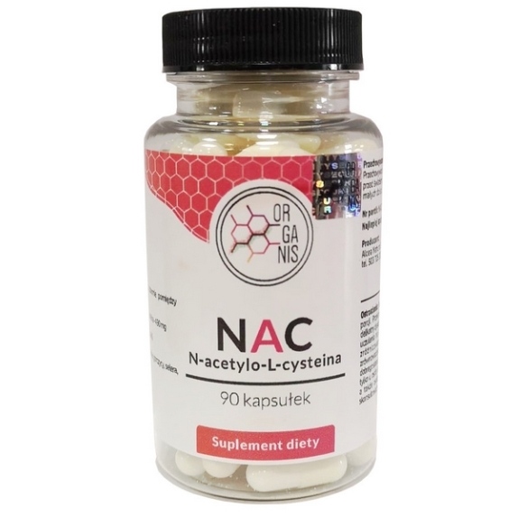 Organis NAC N-acetylo-L-cysteina 90kapsułek Alcea cena €14,72