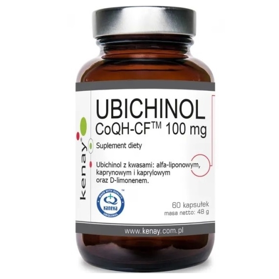 Ubichinol CoQH-CFTM 100 mg 60kapsułek Kenay cena 46,17$