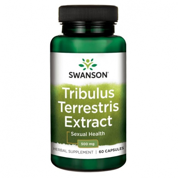 Swanson tribulus terrestris extract 500 mg 60 kapsułek cena 47,90zł